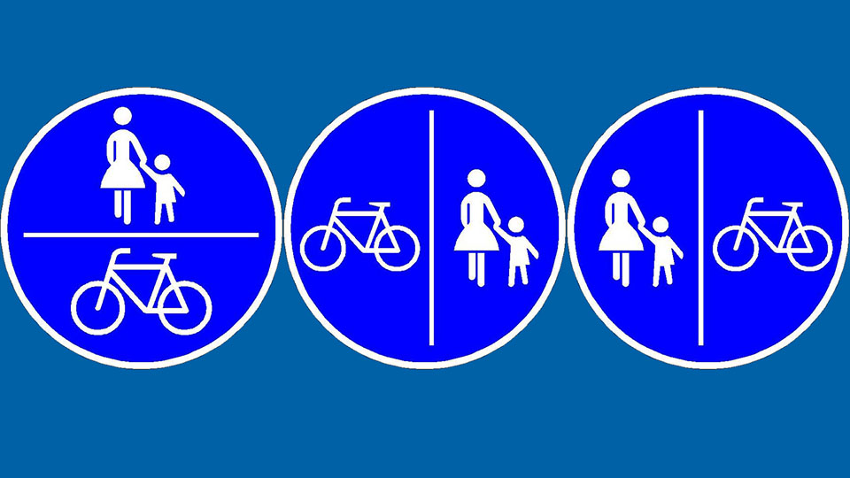Präventionstipps für Fußgänger und Fahrradfahrer