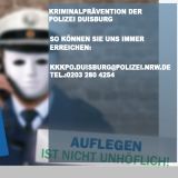 Erreichbarkeit Kriminalprävention Duisburg