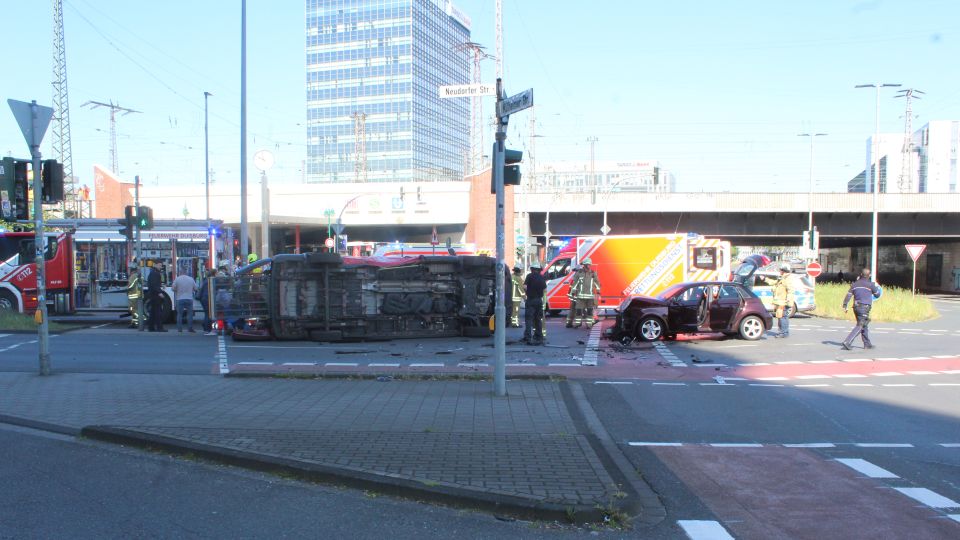 Verkehrsunfall in Neudorf